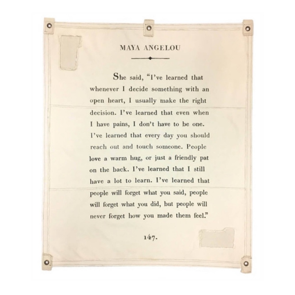 I’ve Learned, by Maya Angelo Tarp from Sugarboo